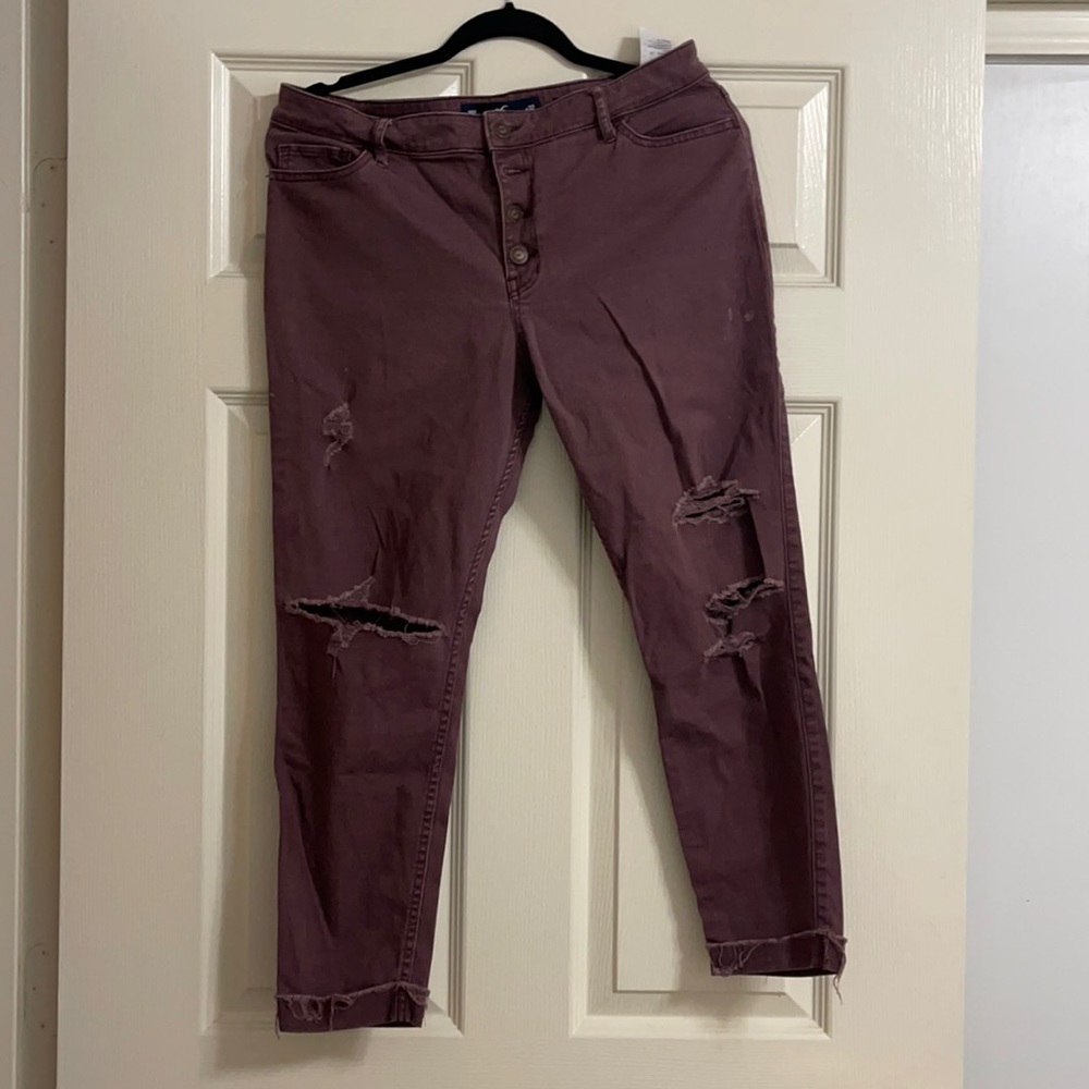 Hollister distressed jeans